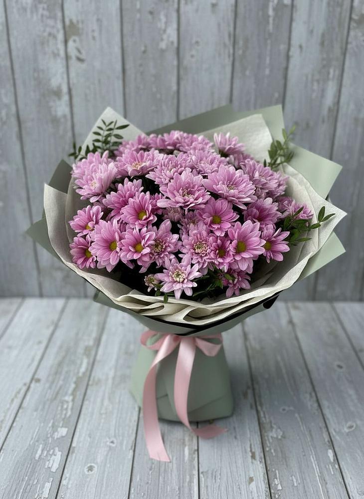 Букет цветов из: Хризантемы в Шигоны