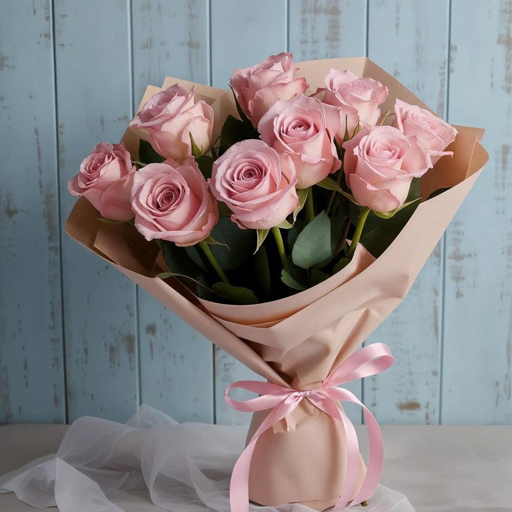 Букет цветов из: Розы в Шигоны