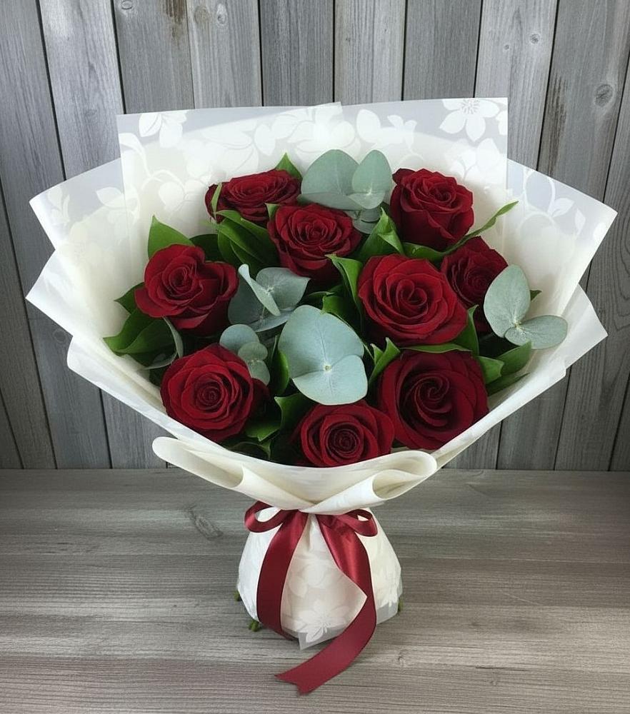 Букет цветов из: Розы в Шигоны