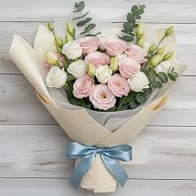 Букет цветов из:  Лизиантусы в Шигоны