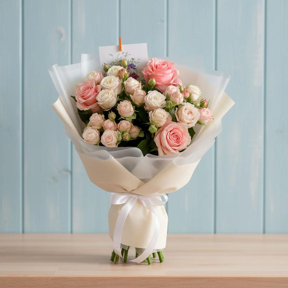 Букет цветов из: Розы в Шигоны