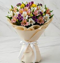 Букет цветов из:  Альстромерии в Шигоны