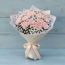 Букет цветов из:  Гвоздики в Шигоны