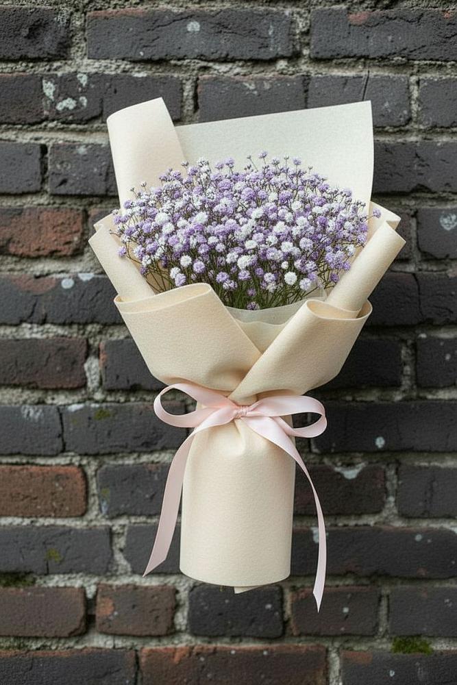 Букет цветов из: Гипсофила в Шигоны