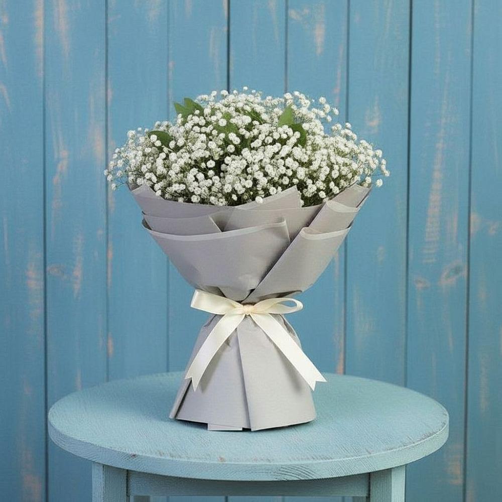 Букет цветов из: Гипсофила в Шигоны