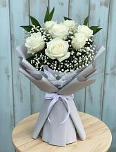 Букет цветов из:  Розы #REPLACE_PRED# Шигоны