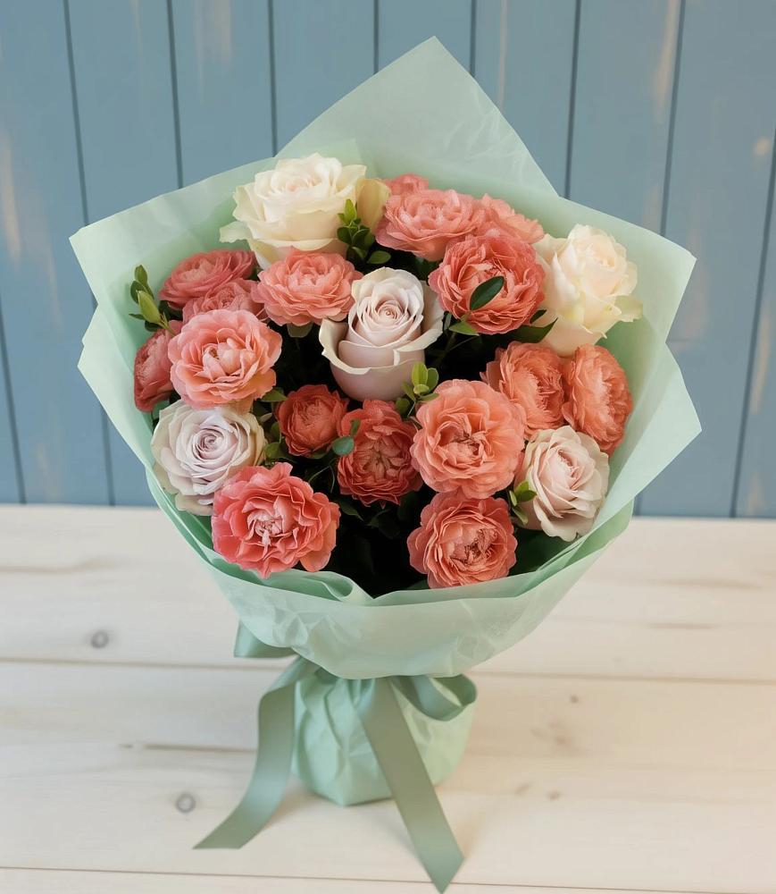 Букет цветов из: Розы в Шигоны