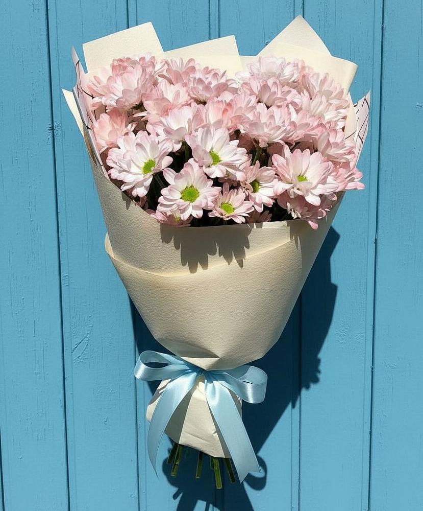 Букет цветов из: Хризантемы в Шигоны