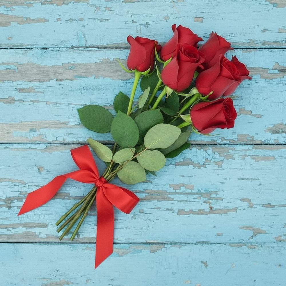 Букет Красные розы в Шигоны