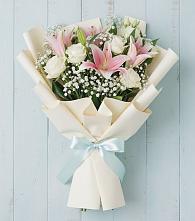 Букет цветов из:  Лилии в Шигоны