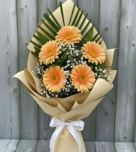 Букет цветов из:  Герберы в Шигоны